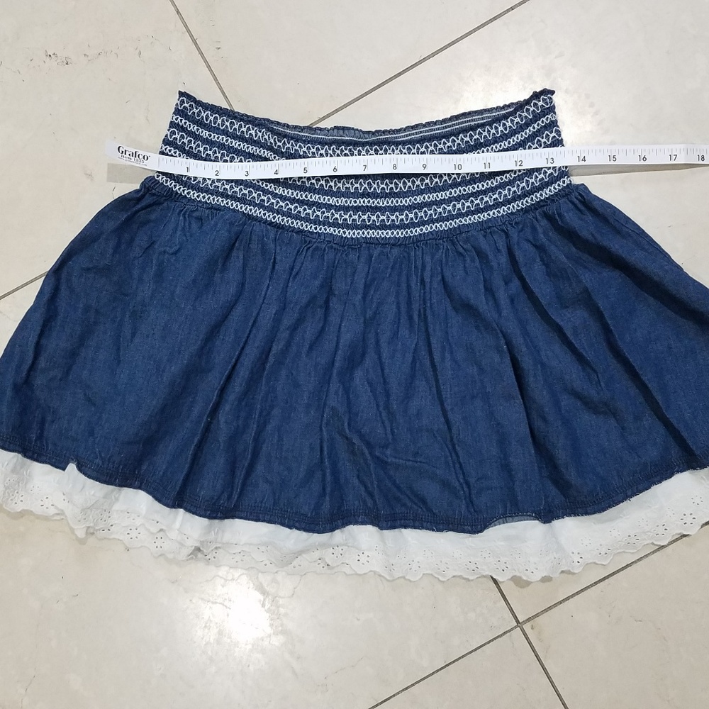 Wet Seal Cotton Skirt with lace trim